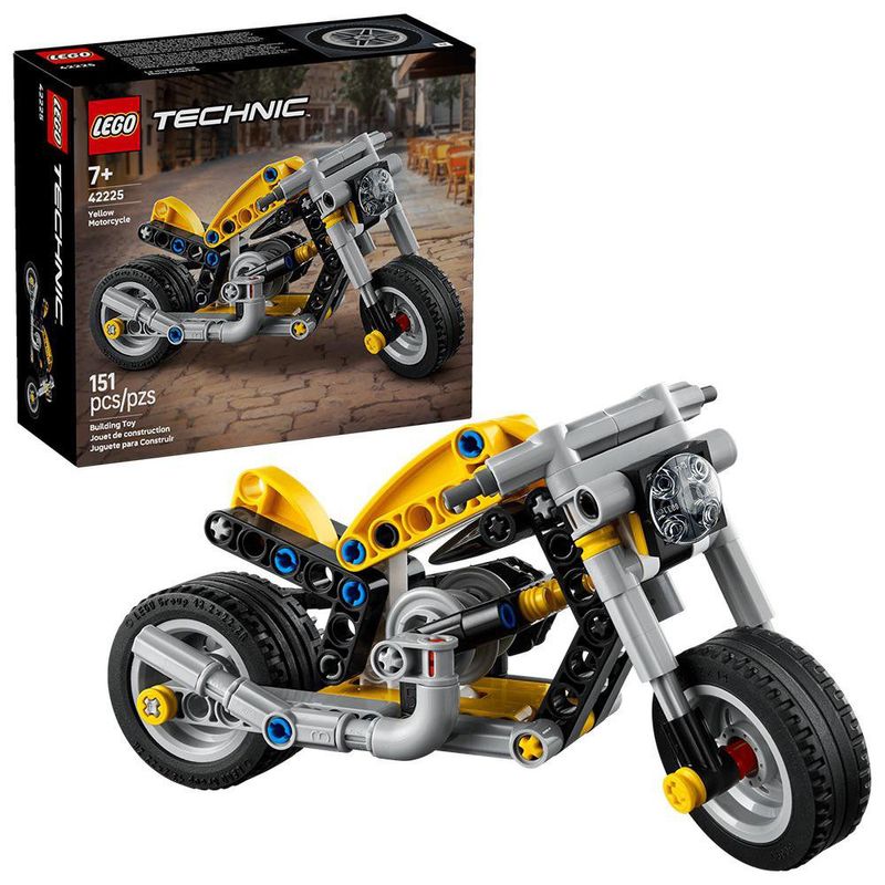 Lego Technic Moto Amarilla 42225 de 151 Piezas