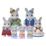 Sylvanian Families Conejo Cola de Algodón Set de Celebración Familiar 7 Figuras