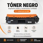 Cartucho de Tóner NKT Compatible HP CF230X Negro 3,000 Páginas