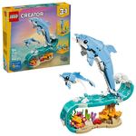 Lego Creator Animales Marinos Delfines 31385 de 542 Piezas