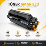 Cartucho de Tóner NKT Compatible HP CF412X y Canon CRG-046H Amarillo