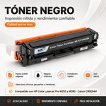 Cartucho de Tóner NKT Compatible HP CF400X y Canon CRG054H Negro 3,000 Páginas