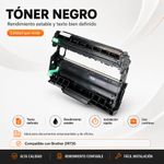 Tambor NKT Compatible Brother DR730/DR2400/DR2425/DR2455 Negro 12,000 Páginas