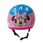 Set de Protección Minnie Mouse con Casco y Rodilleras Ajustables para Niñas Color Rosado