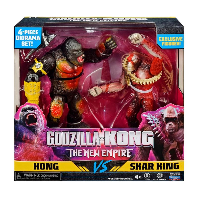 Pack de 2 Figuras Godzilla x Kong The New Empire Diseños Surtidos