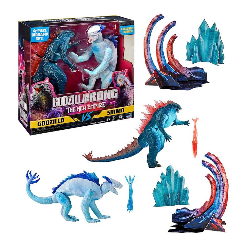 Pack de 2 Figuras Godzilla x Kong The New Empire Diseños Surtidos