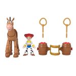 Set de Figuras Toy Story Jessie y Tiro al Blanco con Barriles y Accesorios del Viejo Oeste