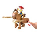 Set de Figuras Toy Story Jessie y Tiro al Blanco con Barriles y Accesorios del Viejo Oeste