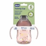 Vaso de Aprendizaje para 6M+ con Boquilla Semisuave de 200 mL Color Rosa