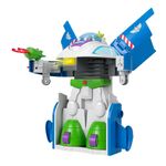 Robot Transformable Toy Story Buzz Bot con Nave y Alienígena