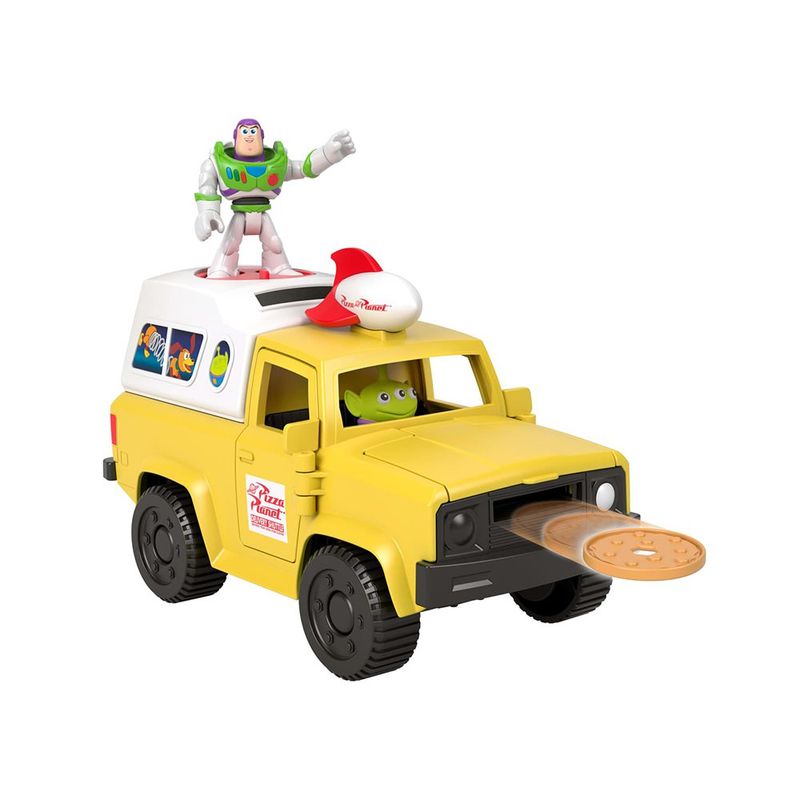 Vehículo Toy Story Pizza Planet con Buzz Lightyear, Alien y Proyectiles