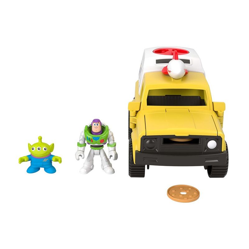 Vehículo Toy Story Pizza Planet con Buzz Lightyear, Alien y Proyectiles