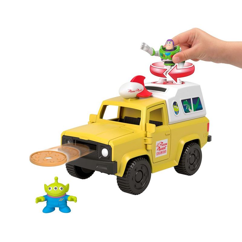 Vehículo Toy Story Pizza Planet con Buzz Lightyear, Alien y Proyectiles