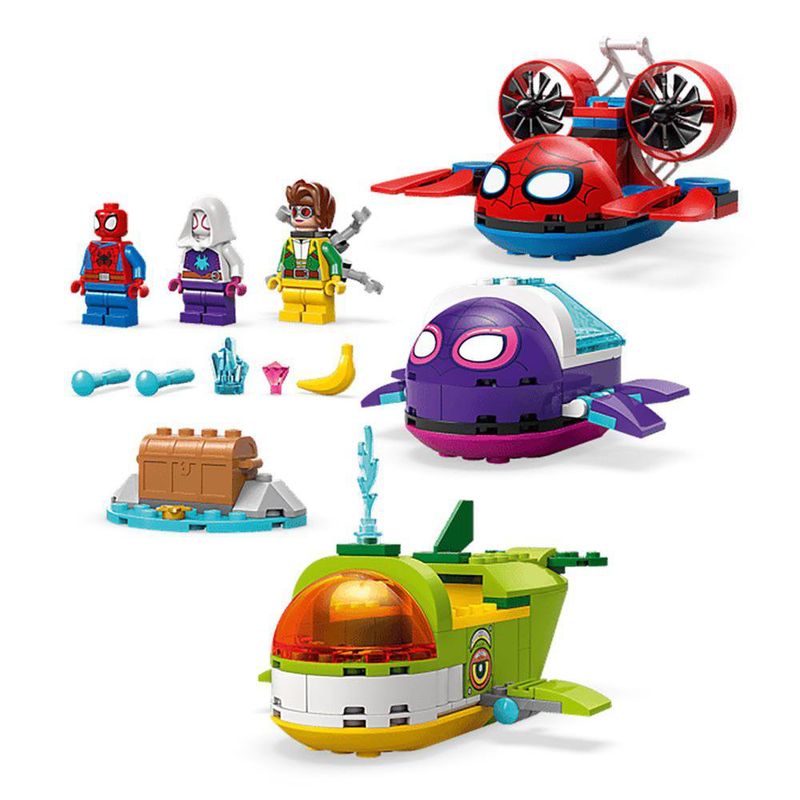 Lego Marvel Spidey Vehículos Submarinos 11207 de 154 Piezas