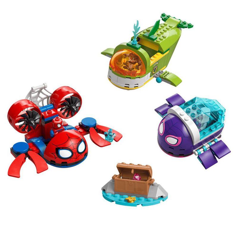 Lego Marvel Spidey Vehículos Submarinos 11207 de 154 Piezas