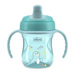 Vaso de Aprendizaje para 6M+ con Boquilla Semisuave de 200 mL Color Azul