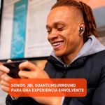 Audífonos Inalámbricos TWS Quantum para Gaming con Cancelación de Ruido Color Negro