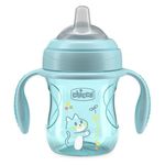 Vaso de Transición para 4M+ con Boquilla Suave de 200 mL Color Azul