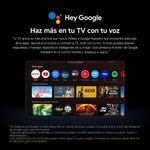 Televisor Smart de 50" LED Ultra HD 4K Google TV
