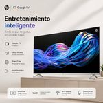 Televisor Smart de 50" QLED Ultra HD 4K Google TV