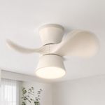 Ventilador de Techo Color Blanco con Control Remoto de 22 Plg