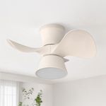 Ventilador de Techo Color Blanco con Control Remoto de 22 Plg