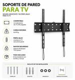 Soporte Fijo para Televisor en Pared 37 a 80 Plg Color Negro