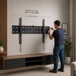 Soporte Fijo para Televisor en Pared 37 a 80 Plg Color Negro
