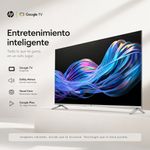 Televisor Smart de 43" QLED Full HD Google TV
