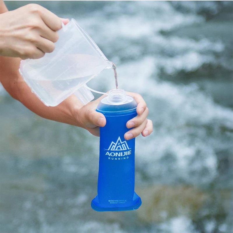 Pachón Flexible Aonijie para Chaleco de Hidratación de 450 mL Color Azul