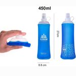 Pachón Flexible Aonijie para Chaleco de Hidratación de 450 mL Color Azul