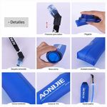Pachón Flexible Aonijie para Chaleco de Hidratación de 350 mL Color Azul