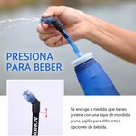 Pachón Flexible Aonijie para Chaleco de Hidratación de 350 mL Color Azul