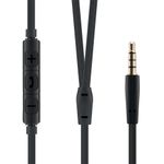 Audífonos Alámbricos Internos con Micrófono y Control de Volumen Color Negro