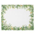 Individual con Diseño Jardín para Mesa de Comedor de 35 x 50 cm Verde