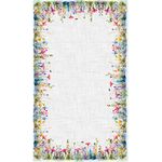 Mantel Rectangular con Diseño Flores para Comedor de 180 x 250 cm Multicolor