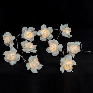 Serie LED con Diseño de Rosas de 10 Luces