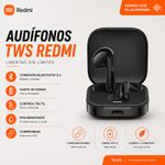 Audífonos Inalámbricos TWS Redmi Buds 6 Active Bluetooth 5.4 Color Negro