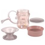 Vaso Entrenador Perfect 360 para 12M+ con Borde Antiderrames de 200 mL Color Rosa