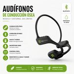 Audífonos Inalámbricos de Conducción Ósea WaveZound Bluetooth 5.3 Color Negro