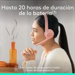 Audífonos Inalámbricos de Diadema Zone 300 con Micrófonos Dobles Color Rosado