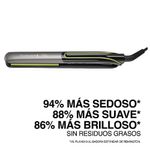 Plancha Alisadora Shine Therapy Aguacate y Macadamia Digital Color Negro