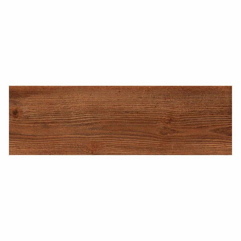 Piso Cerámico Nogales Color Caoba Brillante de 20 x 66 cm en Caja de 1.09 m²