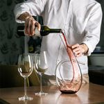 Copa para Vino de Vidrio Crystalline 20 Oz Diseño Olivia 2 Piezas