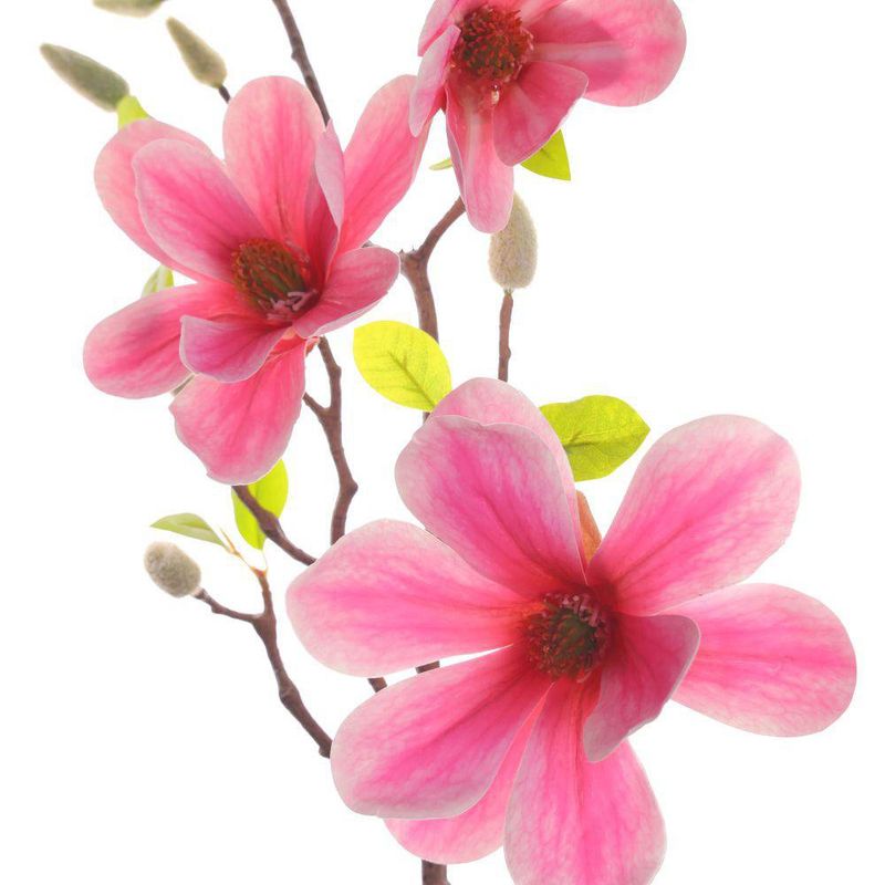 Magnolia Artificial de 75 cm Color Rosado