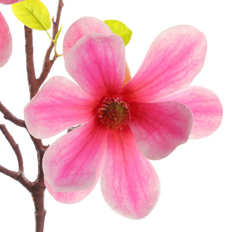 Magnolia Artificial de 75 cm Color Rosado