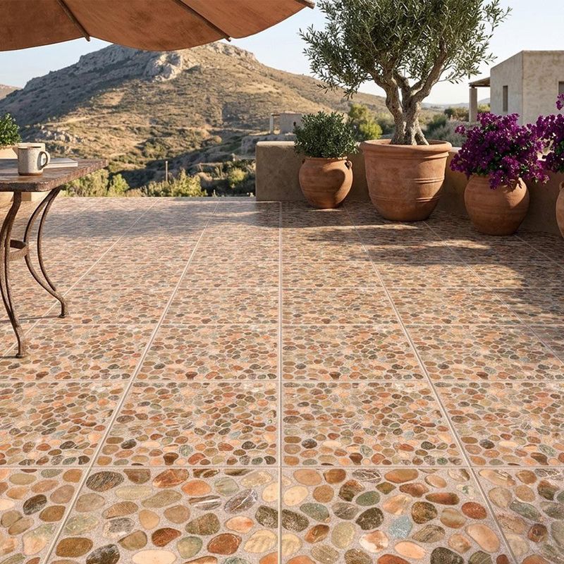 Piso Cerámico Duero Color Beige Rústico Mate No Rectificado de 43x43 cm en Caja de 1.7 m²