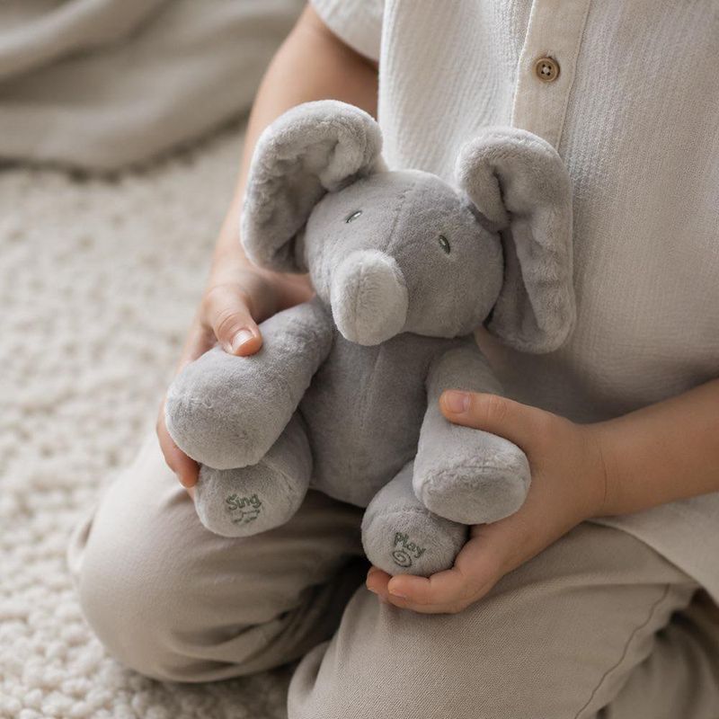 Peluche Decorativo de Elefante Color Gris