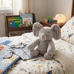 Peluche Decorativo de Elefante Color Gris