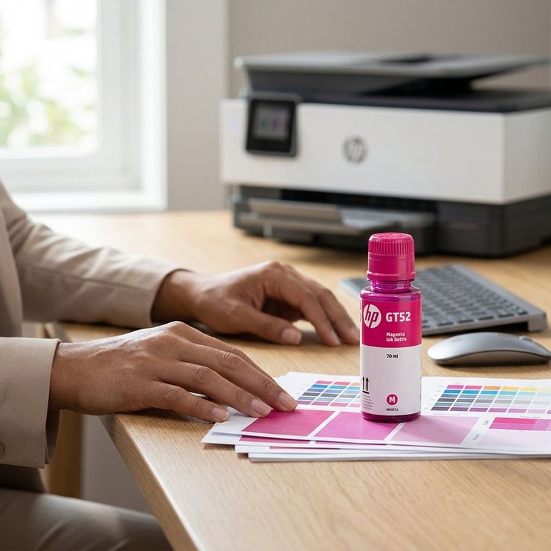 Botella de Tinta HP GT52 Magenta de 70 mL para Impresoras Ink Tank y Smart Tank